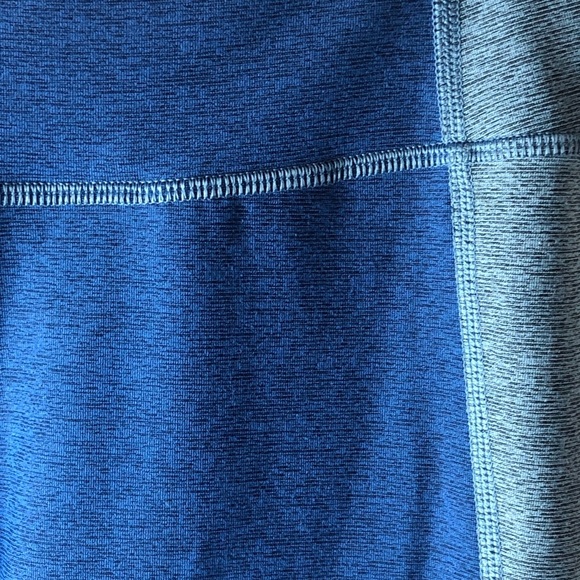 Outdoor Voices Athletic Leggings Blue ColorBlock Small - Picture 4 of 7